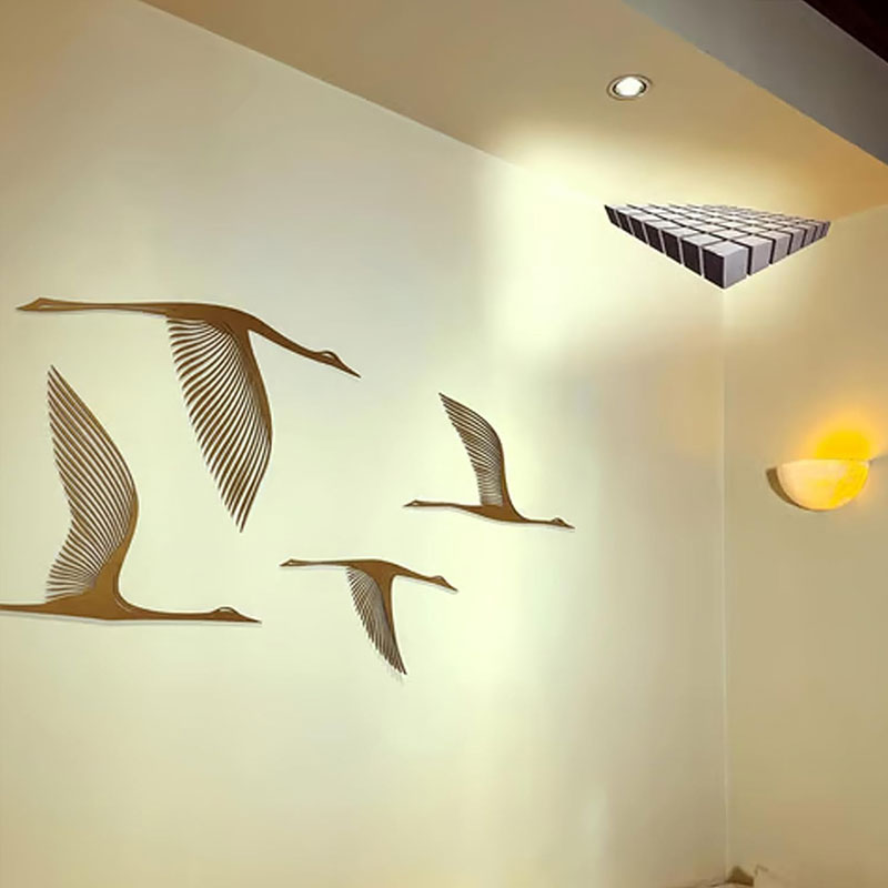 Illusion cube wall sticker