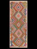 Maimana Afghanistan Kilim Rug - 198 x76 cm-0